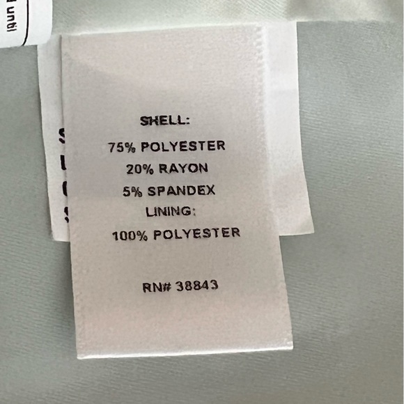 Tahari Trench Style Belted Textured Mint Blue Coat Size Medium EUC - Picture 11 of 13